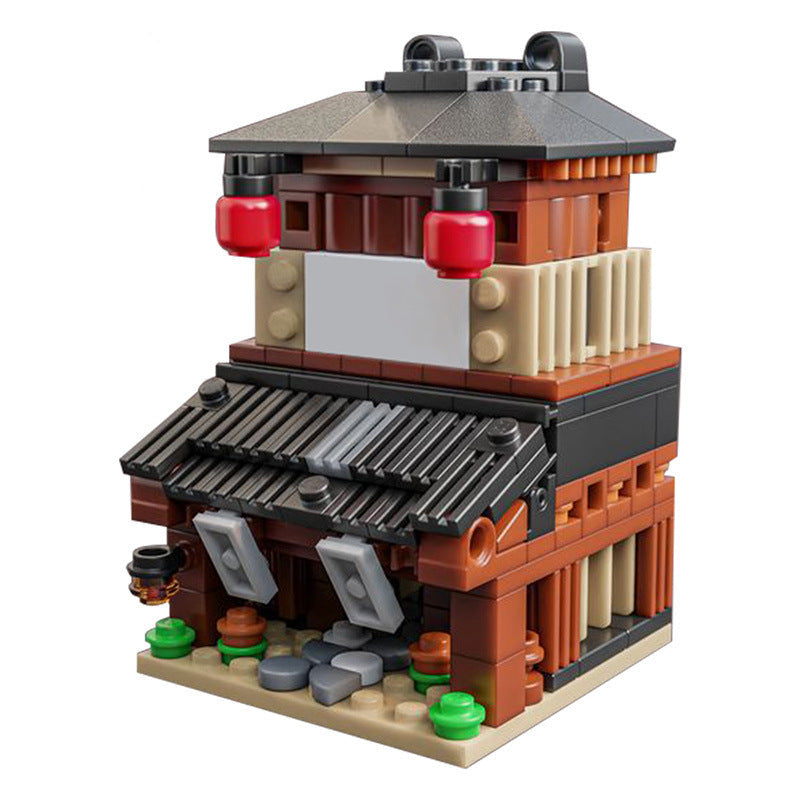 kyoto machiya house building set | moc-127145 - 2