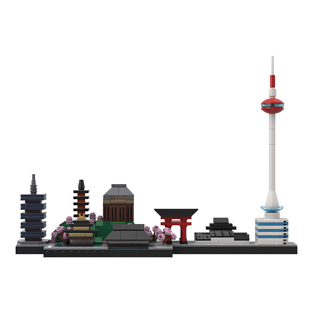 Kyoto Skyline Building Kit | LEGO-Compatible MOC - 2