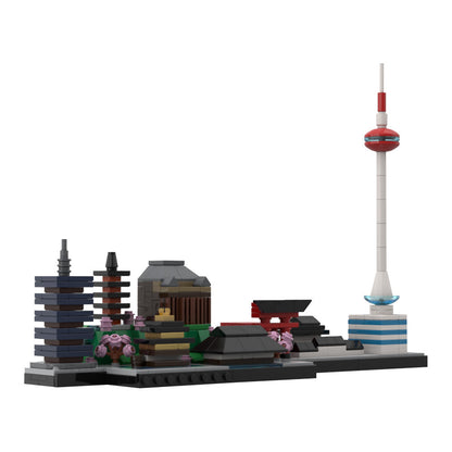 kyoto skyline building set | moc-202184 - 3