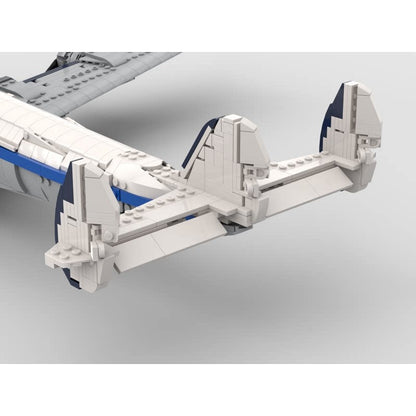 L-1049 Four-Engine Triple-Tail Classic Airliner MOC Building Kit - 2