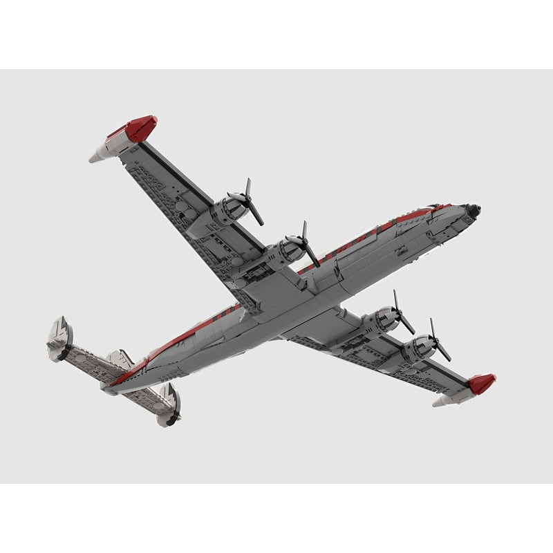 L-1049 Super Constellation Airliner MOC Building Kit - 3