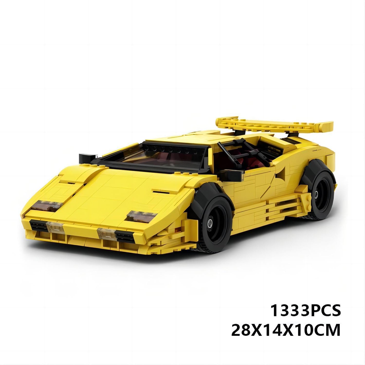 lamborghini countach lp5000 qv building set | moc-57779 - 3