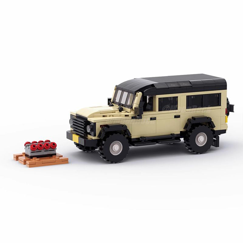 land rover defender 1990 building set | moc-123500 - 1