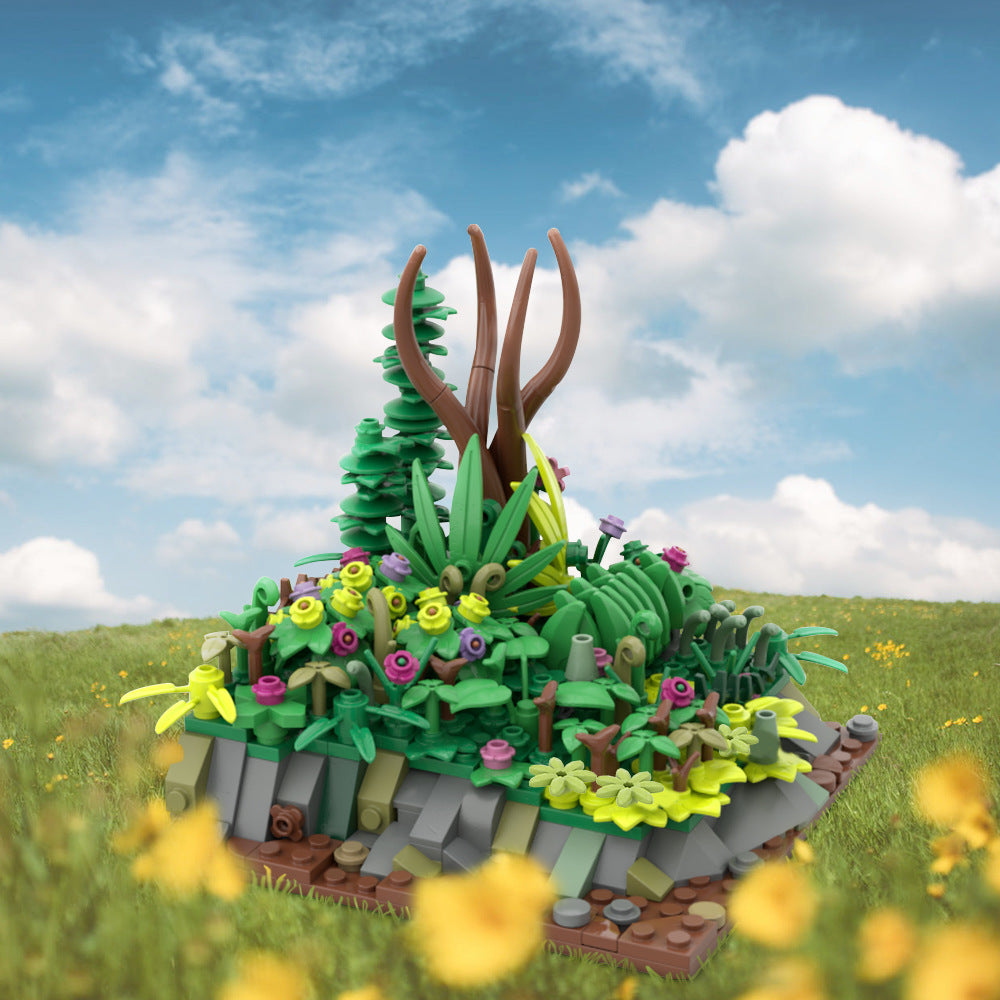 Landscape Plant Building Kit | LEGO-Compatible MOC - 3