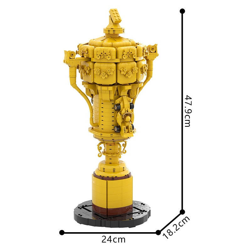 Large Motorsport Championship Trophy MOC Building Kit - 2