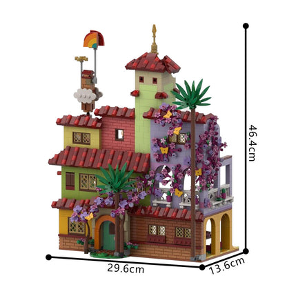 larger encanto madrigal house building set | moc-152328 - 4
