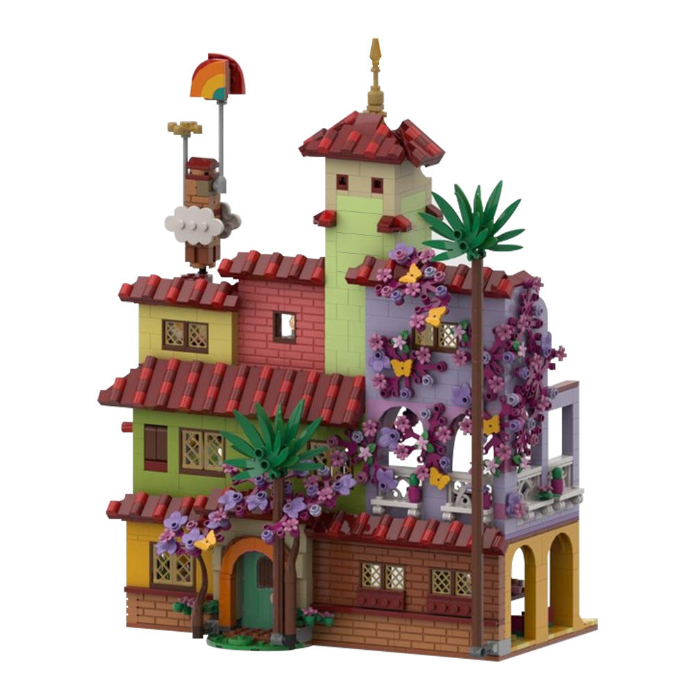larger encanto madrigal house building set | moc-152328 - 5