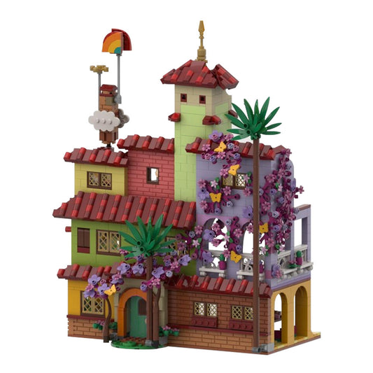 larger encanto madrigal house building set | moc-152328 - 5