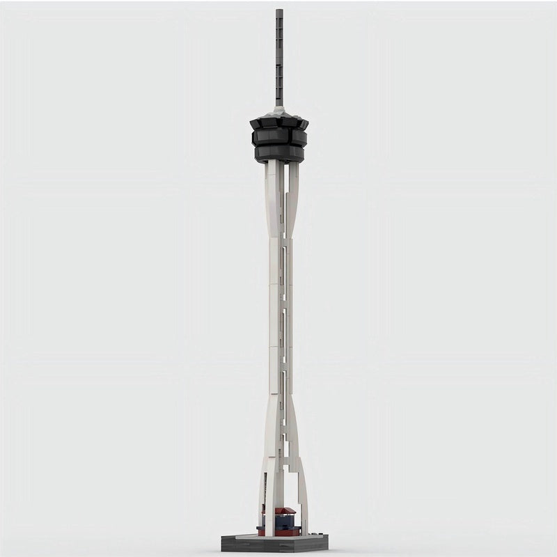 Las Vegas Stratosphere Tower Building Kit | LEGO-Compatible MOC - 1