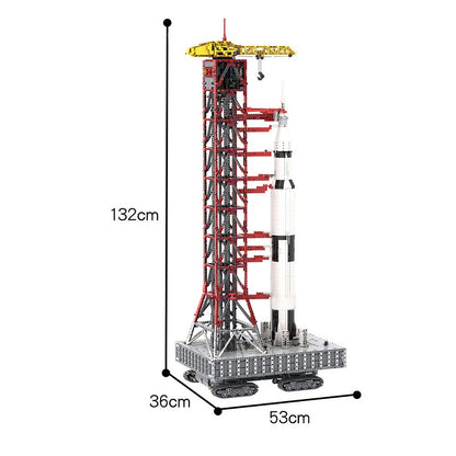 Launch Tower Mk I Crawler MOC Building Kit | Space Exploration Model - 7