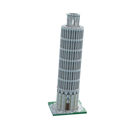 leaning tower of pisa building set | moc-44338 - 4