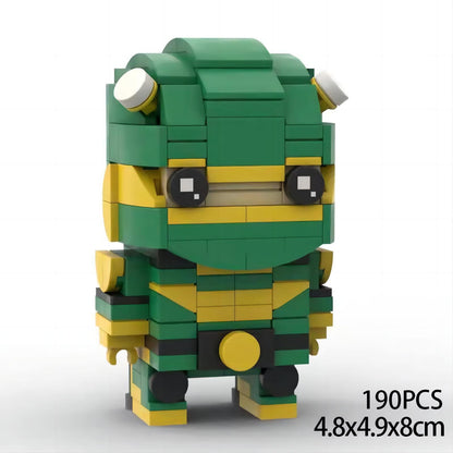 leap-frog brickheadz building set | marvel | moc-126082 - 1