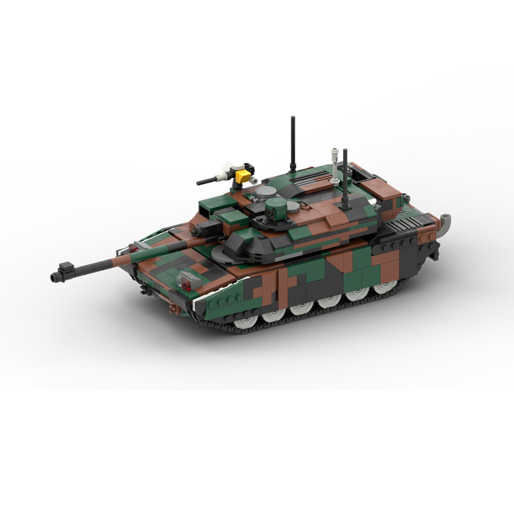 leclerc main battle tank building set | 1:33 scale | moc-34858 - 1