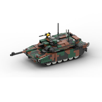 leclerc main battle tank building set | 1:33 scale | moc-34858 - 2