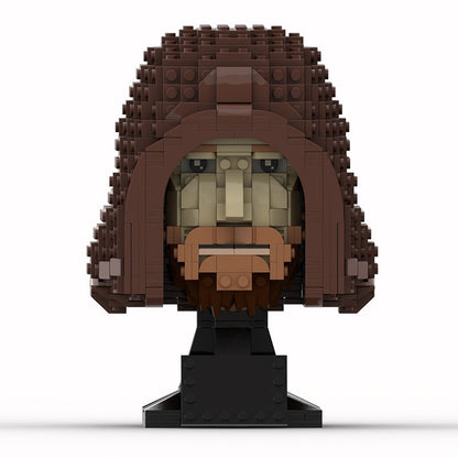Legendary Sci-Fi Knight Head Bust Building Kit | LEGO-Compatible MOC - 4
