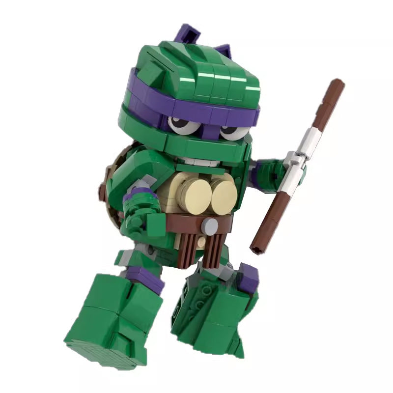 leonardo building set | tmnt | moc-166789 - 4