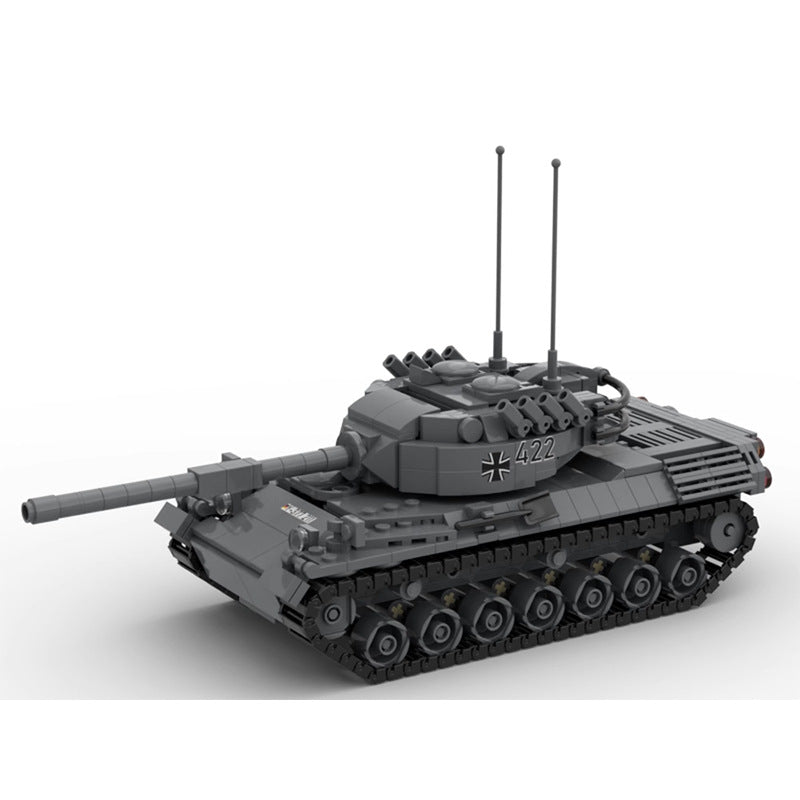 leopard 1 tank building set | moc-124518 - 1