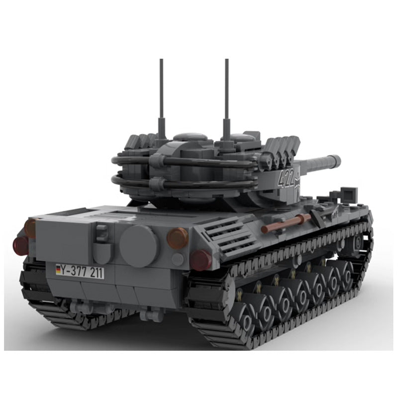 leopard 1 tank building set | moc-124518 - 4