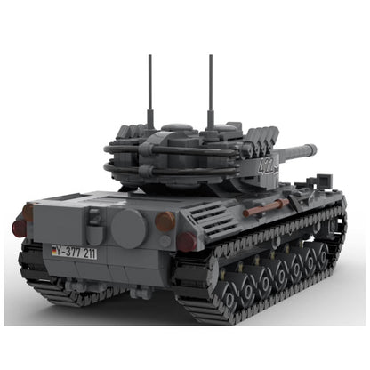 leopard 1 tank building set | moc-124518 - 4