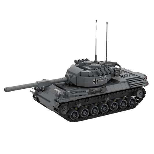 leopard 1 tank building set | moc-124518 - 5