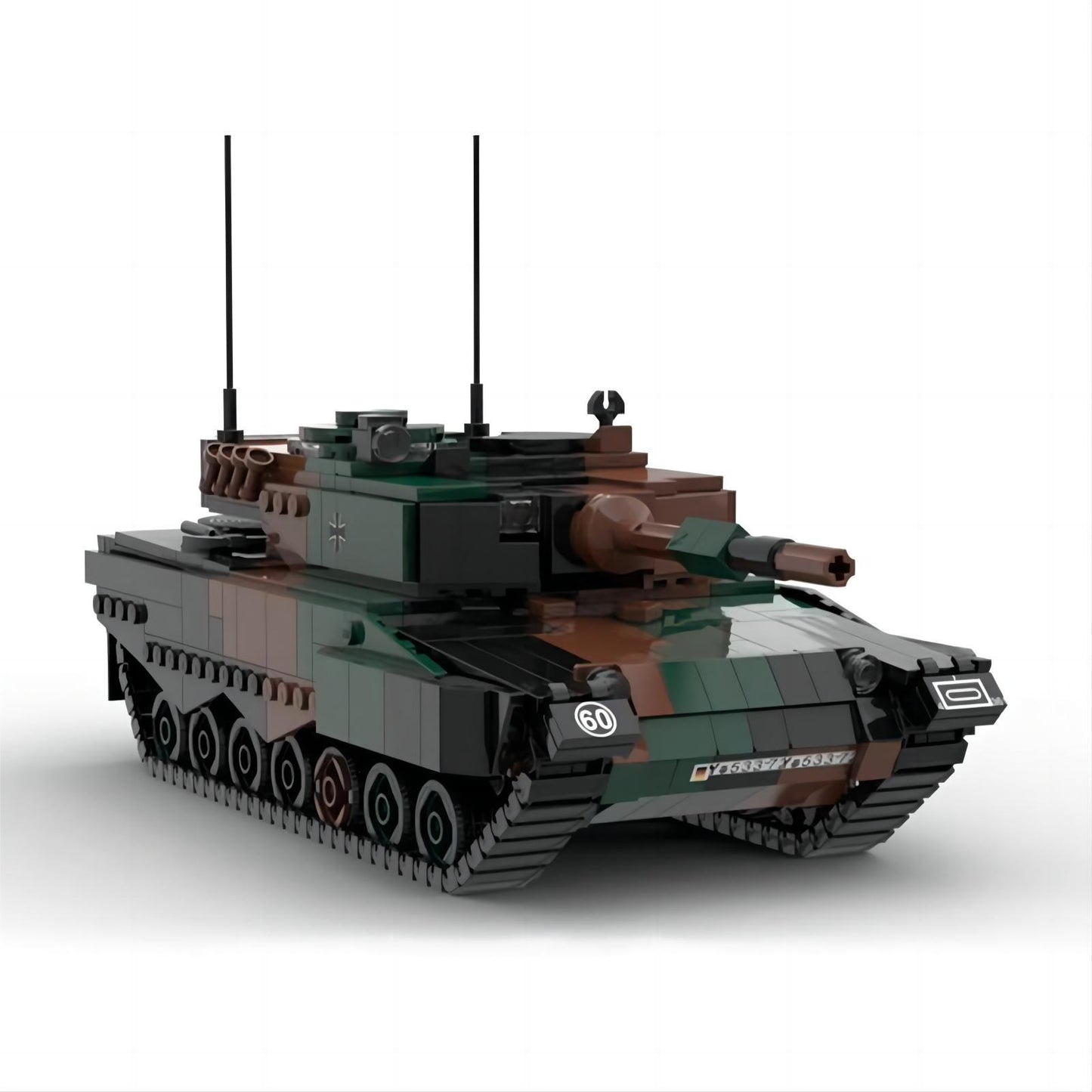 leopard 2a4 tank building set | moc-145115 - 4