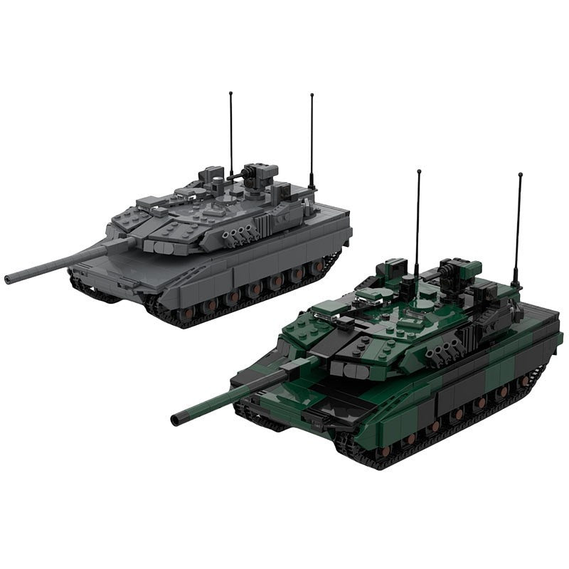 Leopard 2A8 Tank MOC Building Kit | Modern Main Battle Vehicle Model - 7