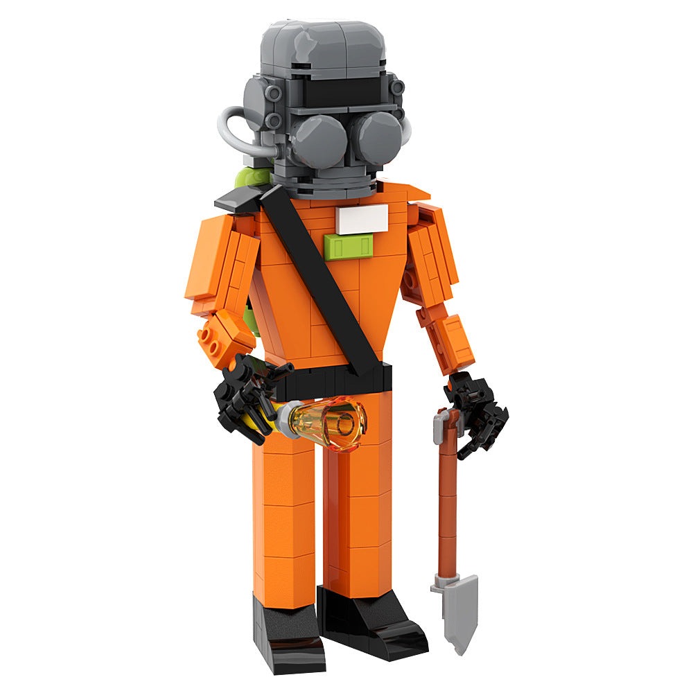 lethal company building set - gobricks - 2