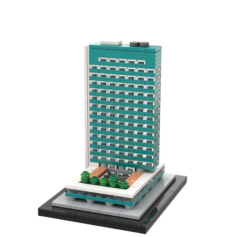 Lever House New York Skyscraper Building Kit | 1/800 Scale Modular Architecture Kit - 2