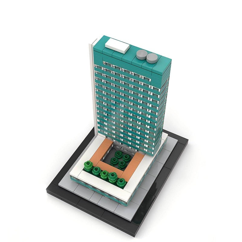 Lever House New York Skyscraper Building Kit | 1/800 Scale Modular Architecture Kit - 4