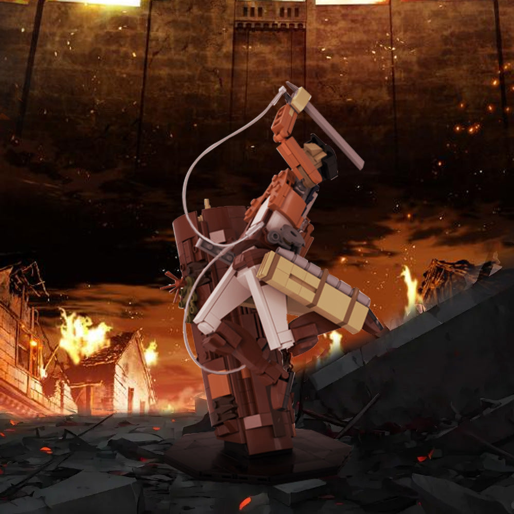 levi ackerman building set | attack on titan | moc-186385 - 1