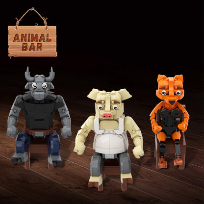 liar's bar building set - gobricks a1731 | 763 pcs - 1