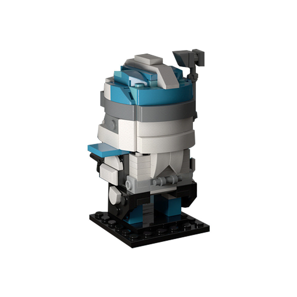 lieutenant crash brickheadz | star wars | moc-180062 - 2