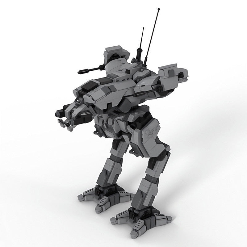 Light Recon BattleMech LCT-3V Sci-Fi Mecha Building Kit | LEGO-Compatible MOC - 3