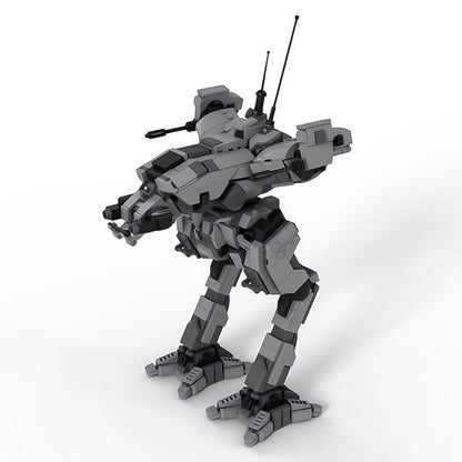 Light Recon BattleMech LCT-3V Sci-Fi Mecha Building Kit | LEGO-Compatible MOC - 3