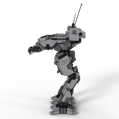 Light Recon BattleMech LCT-3V Sci-Fi Mecha Building Kit | LEGO-Compatible MOC - 4
