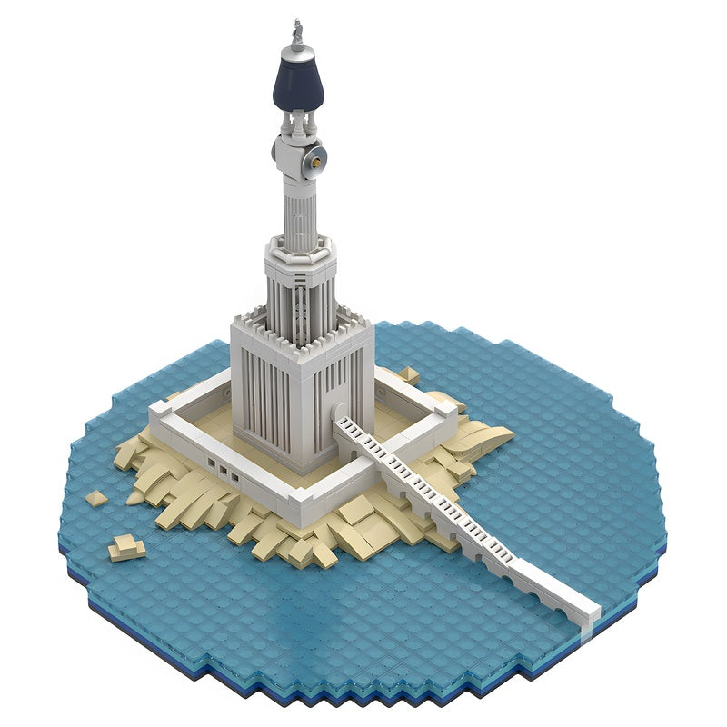 Lighthouse of Alexandria Ancient Wonder MOC Building Kit - 1