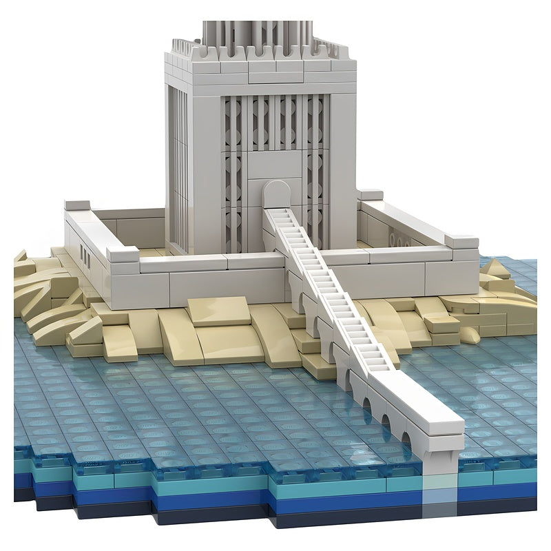 Lighthouse of Alexandria Ancient Wonder MOC Building Kit - 3