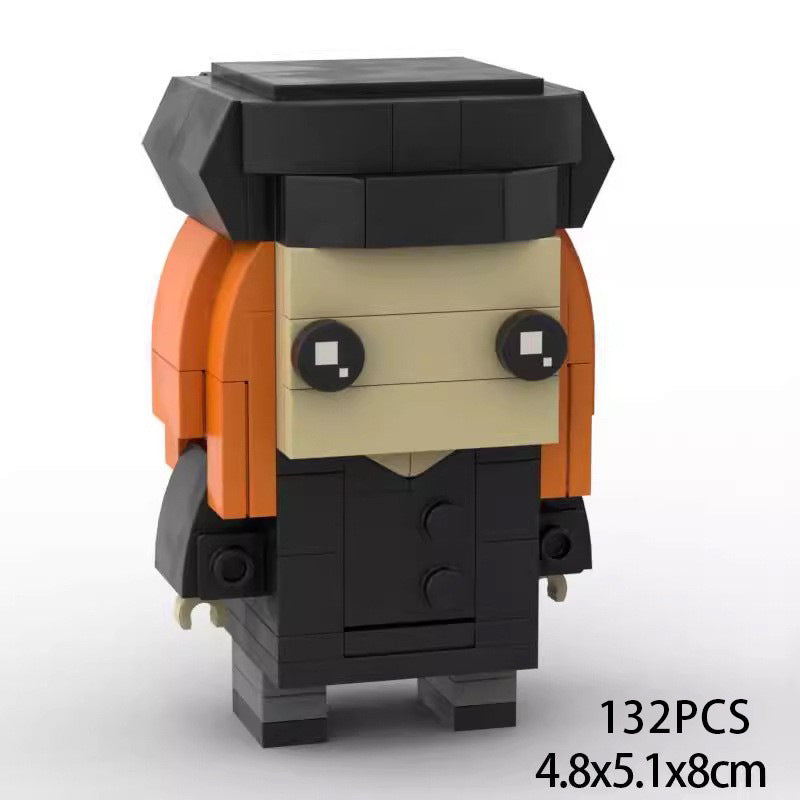 lily evans brickheadz moc building set | harry potter | compatible with lego - 1