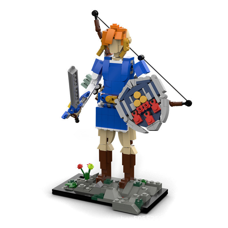 link brick figure set | zelda breath of the wild | lego-compatible moc - 3