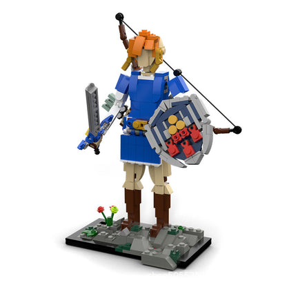 link brick figure set | zelda breath of the wild | lego-compatible moc - 3