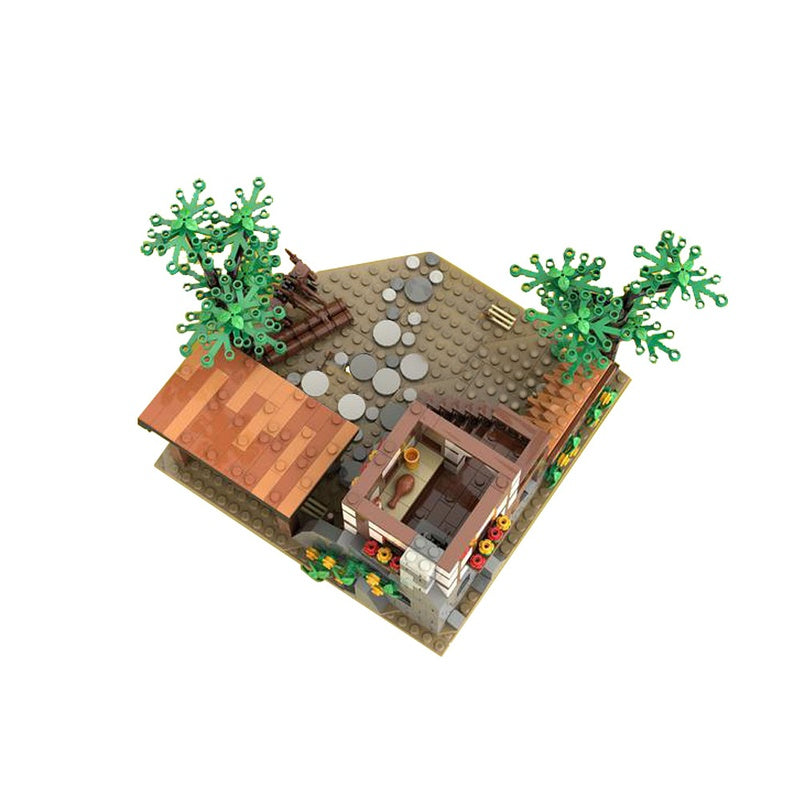 Lion Kingdom Knights Archery Range Building Kit | LEGO-Compatible MOC - 1