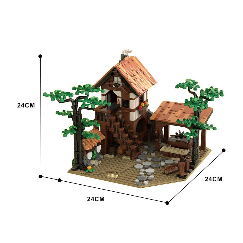 Lion Kingdom Knights Archery Range Building Kit | LEGO-Compatible MOC - 4