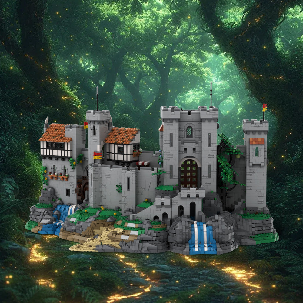 lion knight's castle building set | base upgrade | moc-198048 - 2