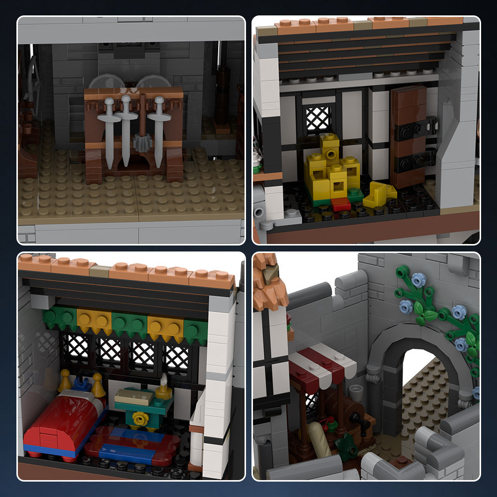 lion knight's castle building set | base upgrade | moc-198048 - 3
