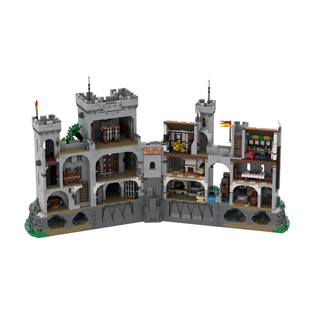 lion knight's castle building set | base upgrade | moc-198048 - 7