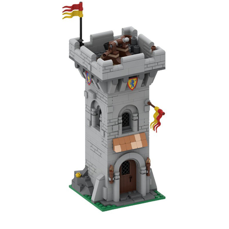 lion knight's outpost building set | moc-120727 - 2