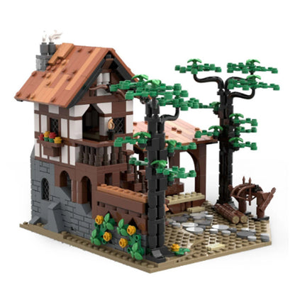 lion knights' archery range building set | fitting to 10305 | moc-134494 - 3