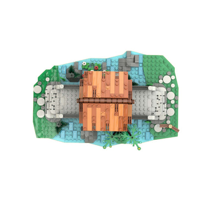 lion knights' bridge building set | moc-161587 - 3