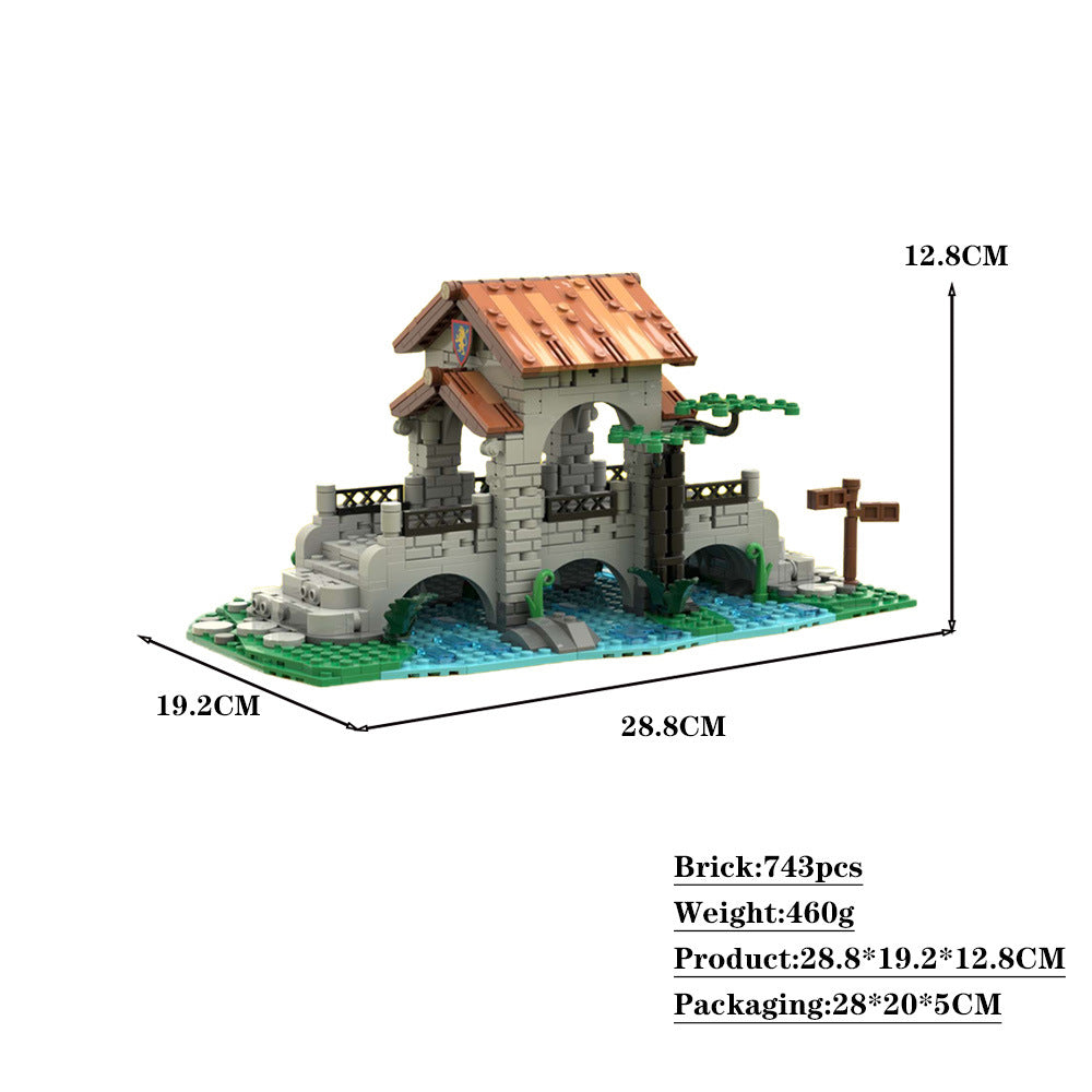 lion knights' bridge building set | moc-161587 - 4