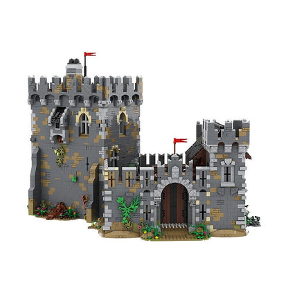 Lion's Medieval Fortress Castle MOC Building Kit | Fantasy Architecture - 2